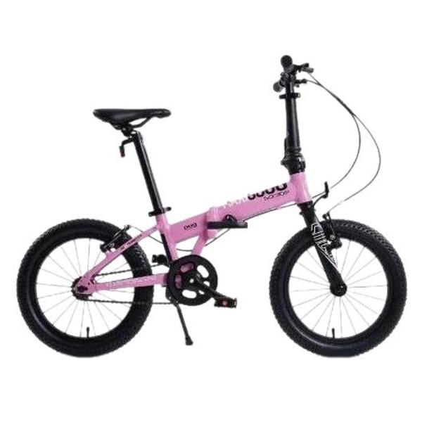 фото Велосипед детский pro s009 16" 2024, складной, розовый (msc-009-1603) maxiscoo