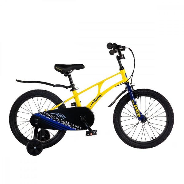 фото Велосипед детский air стандарт 18'' (2024), желтый матовый (msc-a1831) maxiscoo