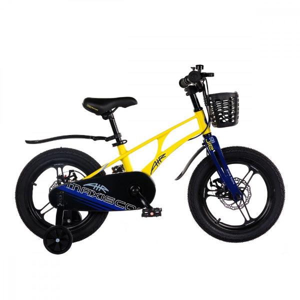 фото Велосипед детский air pro 16'' (2024), желтый матовый (msc-a1631p) maxiscoo