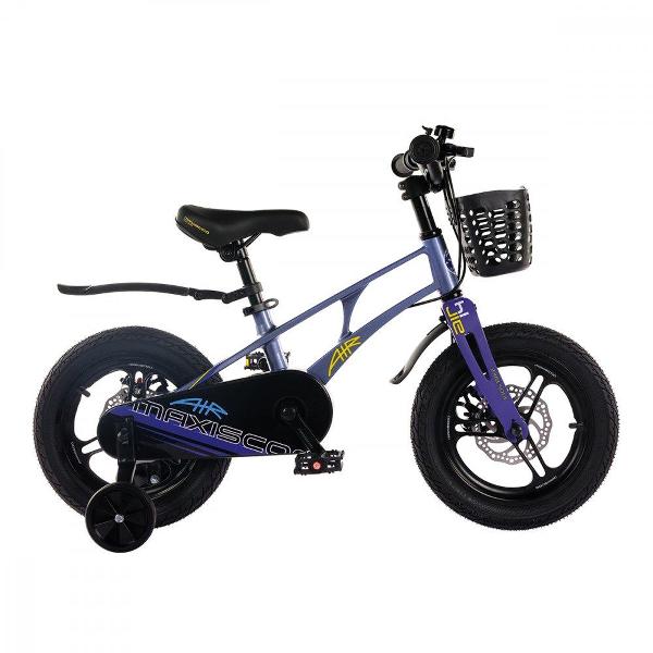 фото Велосипед детский air pro 14'' (2024), синий карбон (msc-a1435p) maxiscoo