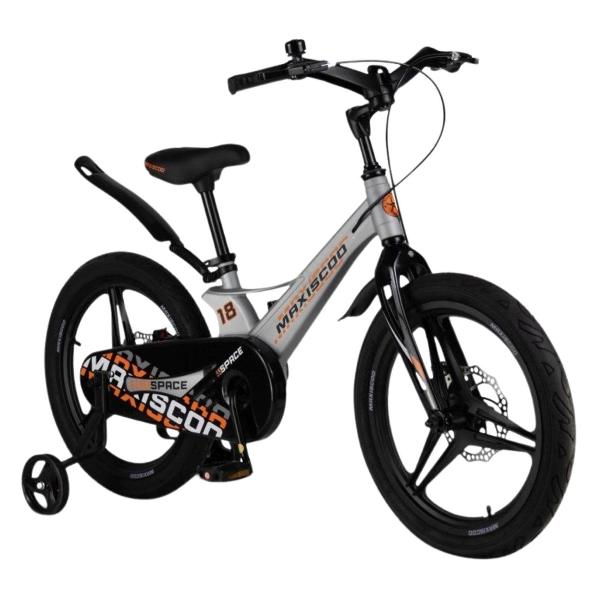 фото Велосипед детский space deluxe 18'' (2024), серый жемчуг (msc-s1833d) maxiscoo