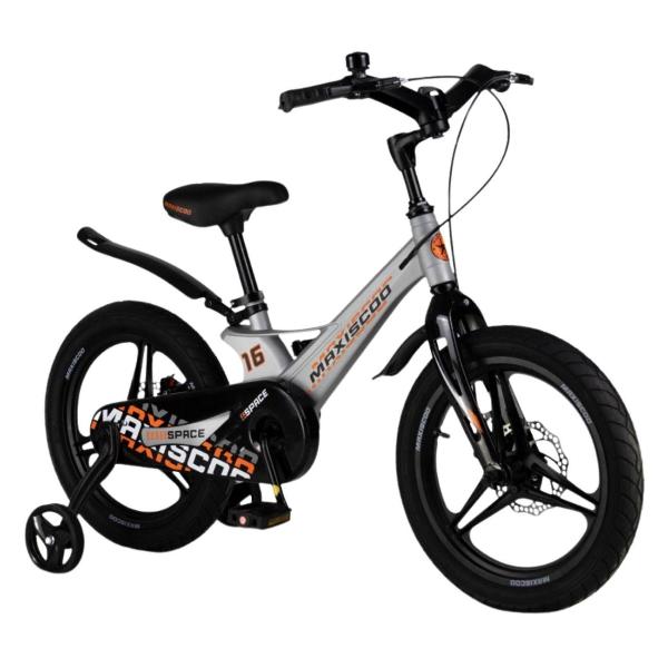 фото Велосипед детский space deluxe 16'' (2024), серый жемчуг (msc-s1633d) maxiscoo