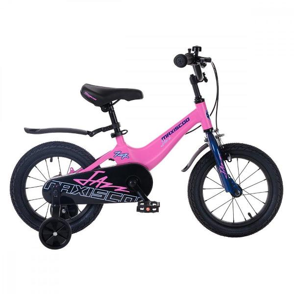 фото Велосипед детский jazz стандарт плюс 14'' 2024, розовый матовый (msc-j1432) maxiscoo