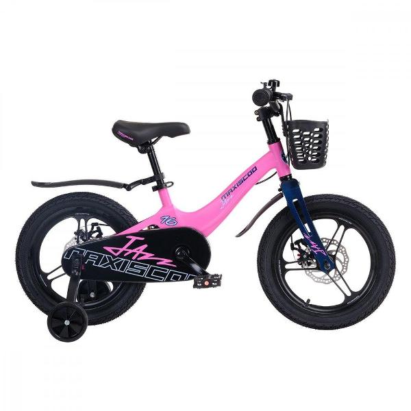фото Велосипед детский jazz pro 16'' 2024, розовый матовый (msc-j1632p) maxiscoo