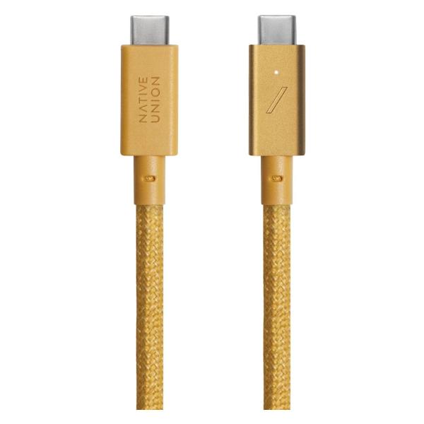 фото Кабель belt cable, usb type-c/type-c, 1,2 м, крафт (belt-c-kft-2-np) native-union