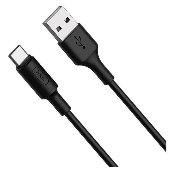 фото Кабель ra1, usb/type-c, 3 a, 1 м, черный (ут000022070) hoco