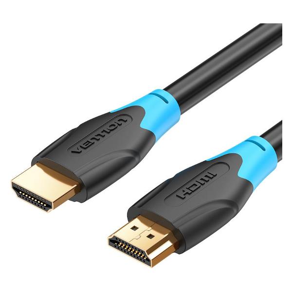 фото Кабель hdmi high speed v2.0 with ethernet 19m/19m, 0,75 м (aacbe) vention