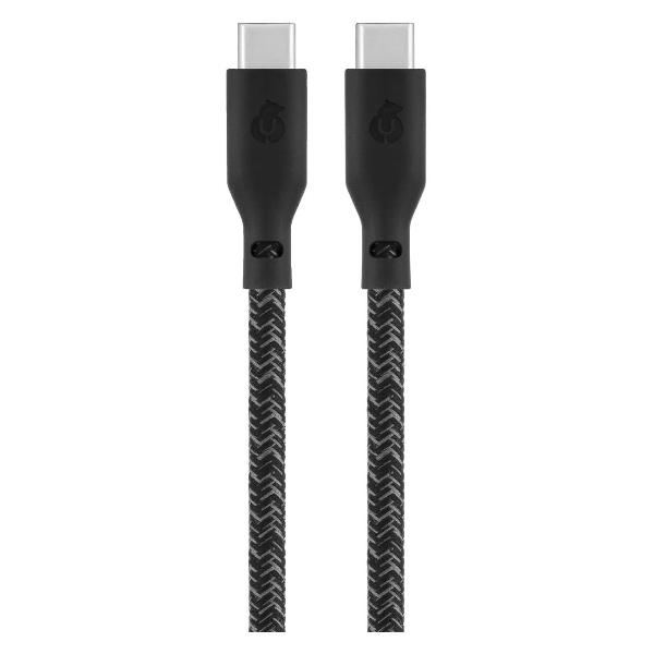 фото Кабель trend 2хusb type-c 60w, 1,2 м, черный (dc16bl12tr-cc) ubear