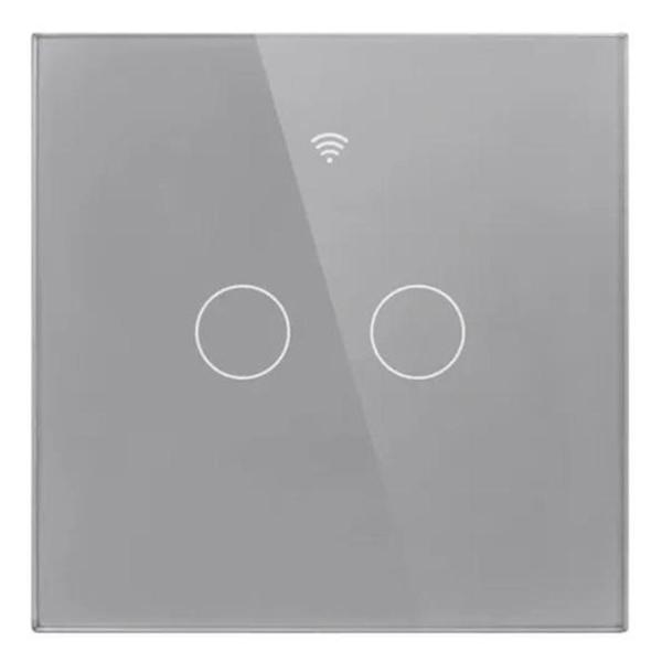 фото Умный выключатель tuya 2 gray onviz