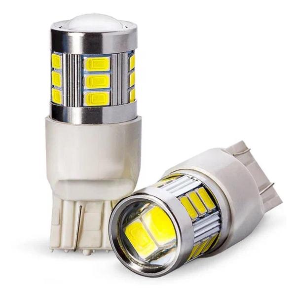 фото Автомобильные лампы 6500k w21/5w, 2 шт (7443-5630-18smd-2) clearlight