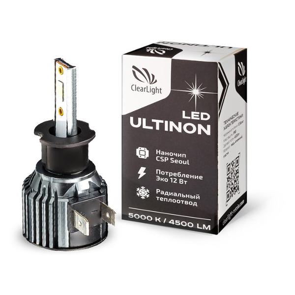 фото Автомобильная лампа ultinon h3 4500im 5000k (clultledh3) clearlight