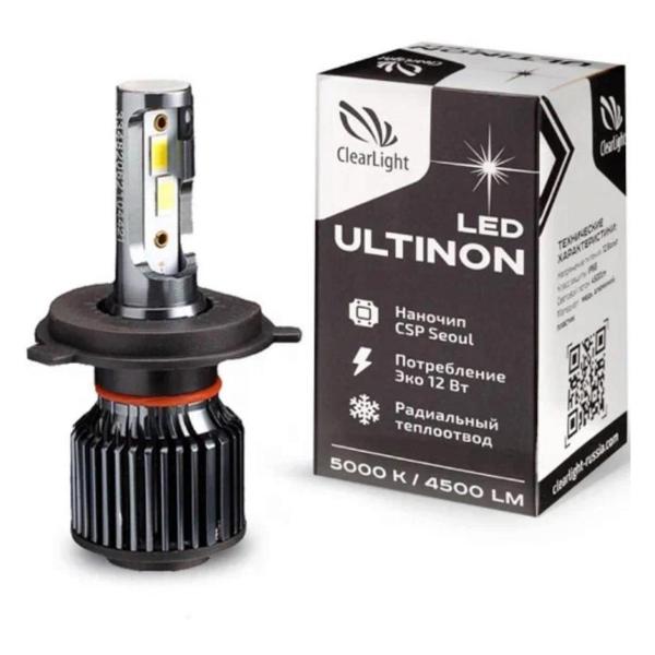 фото Автомобильная лампа ultinon h4 4500im 5000k (clultledh4) clearlight