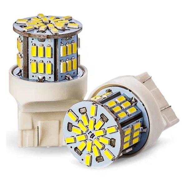 фото Автомобильные лампы w21w 6500k, 2 шт (7440-3014-54smd-2) clearlight