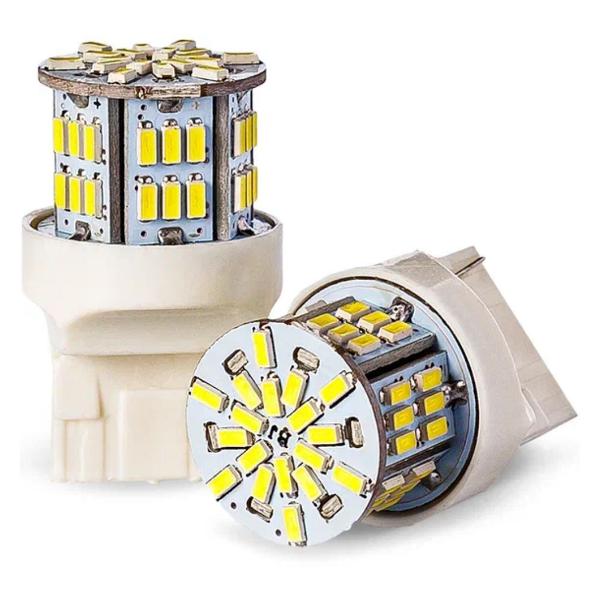 фото Автомобильные лампы 6500k w21/5w, 2 шт (7443-3014-54smd-2) clearlight