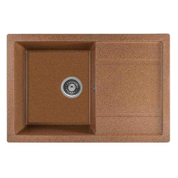 фото Мойка кухонная 76х51 см, терракотовая (b27-23) gerhans