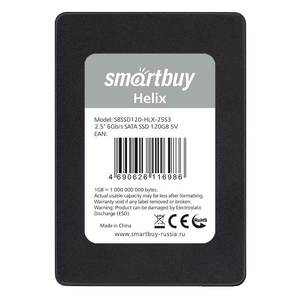 фото Ssd накопитель helix 120gb tlc sata3 (sbssd120-hlx-25s3) smartbuy