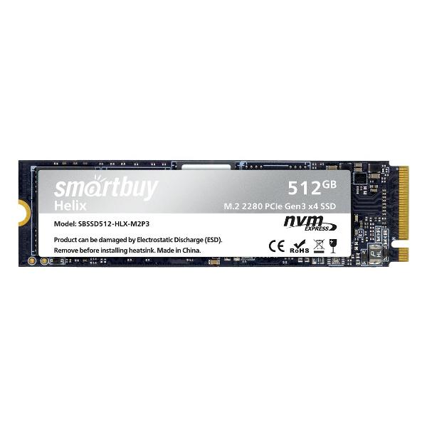 фото Ssd накопитель m.2 2280 helix 512gb tlc nvme pcie3 (sbssd512-hlx-m2p3) smartbuy