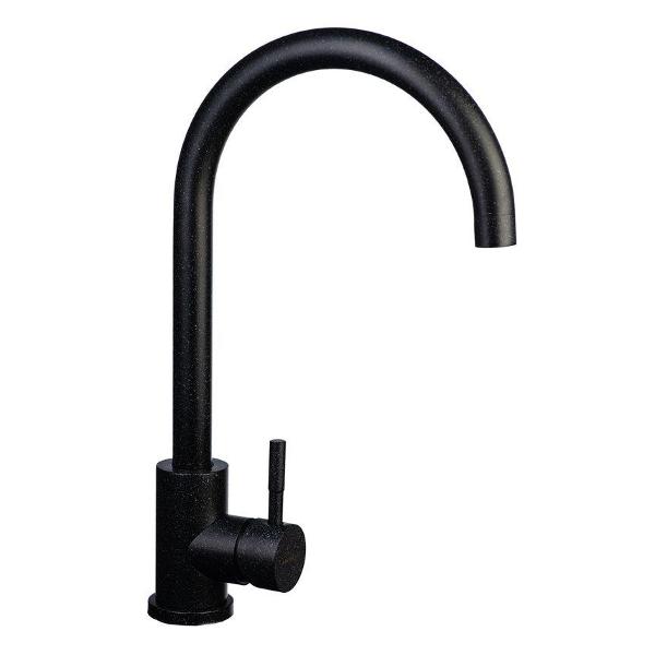 фото Смеситель для кухни w4998-3-22, черный wisent