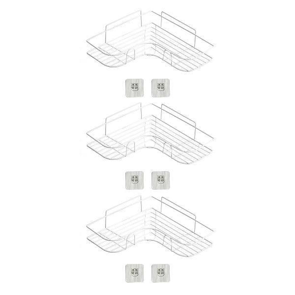 фото Комплект полок для ванной gl-cs26w/3 white gemlux