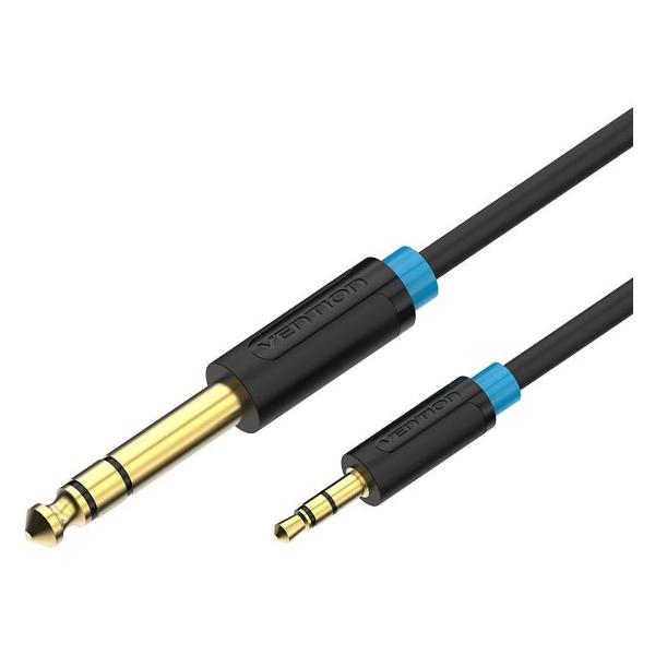 фото Кабель jack 6,5mm m/3,5mm m, 3 м (babbi) vention