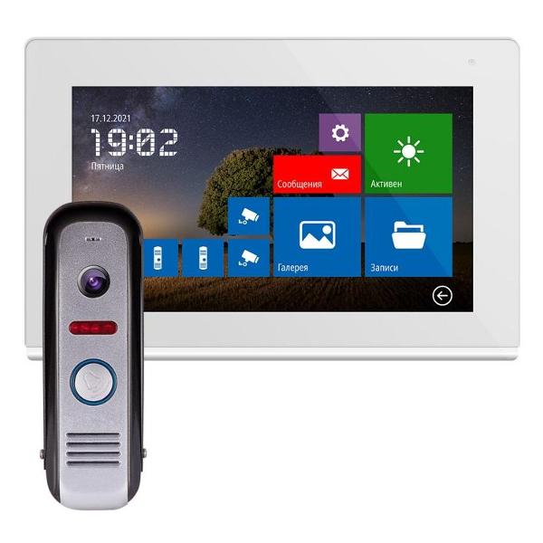 фото Комплект видеодомофона comfy 7 fhd kit white novihome