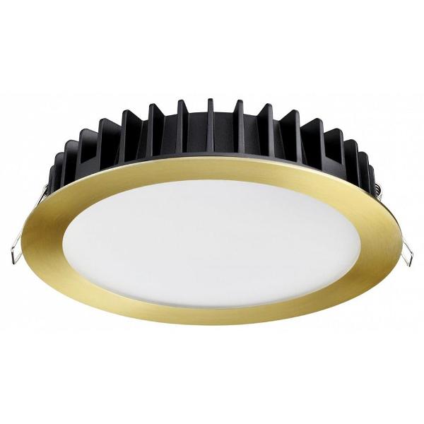 фото Встраиваемый светильник lante led (358956) novotech