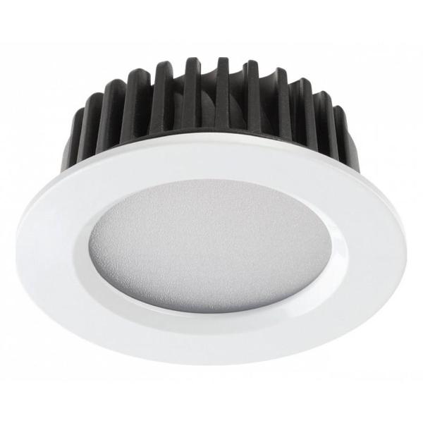 фото Встраиваемый светильник drum led (357907) novotech