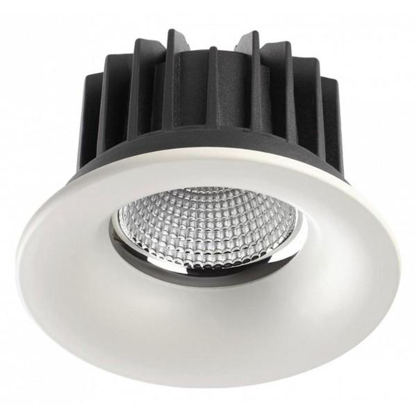 фото Встраиваемый светильник drum led (357603) novotech