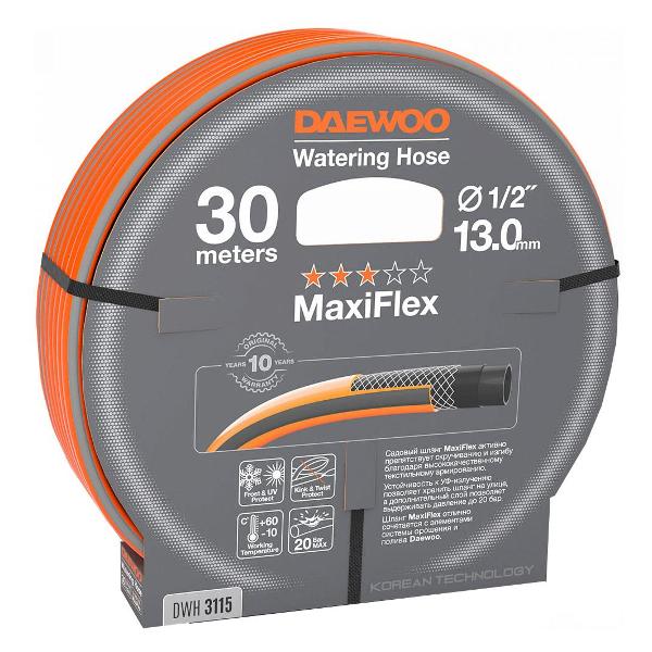 фото Шланг садовый power products maxiflex, 1/2", 13 мм, 30 м (dwh 3115) daewoo