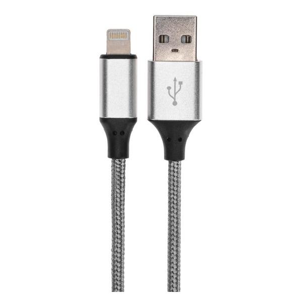 фото Кабель для apple, usb-a/lightning, quick charge 2,4 а, 1 м (18-4245) rexant