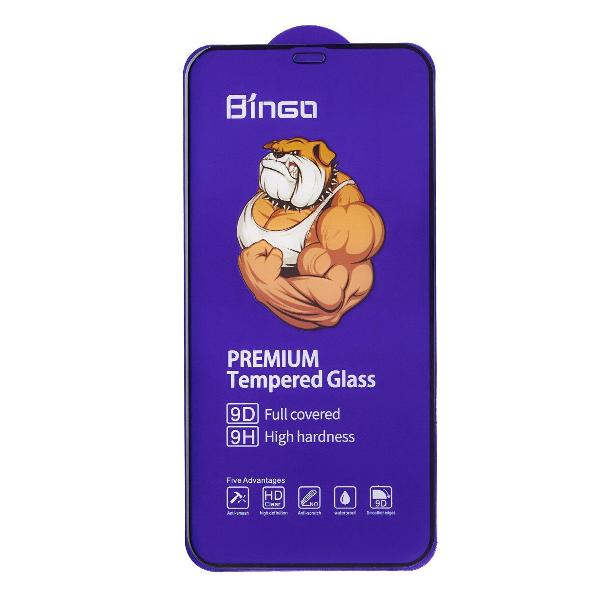фото Защитное стекло 9d для iphone x, олеофобное, ударопрочное 9h (2037348955509) bingo