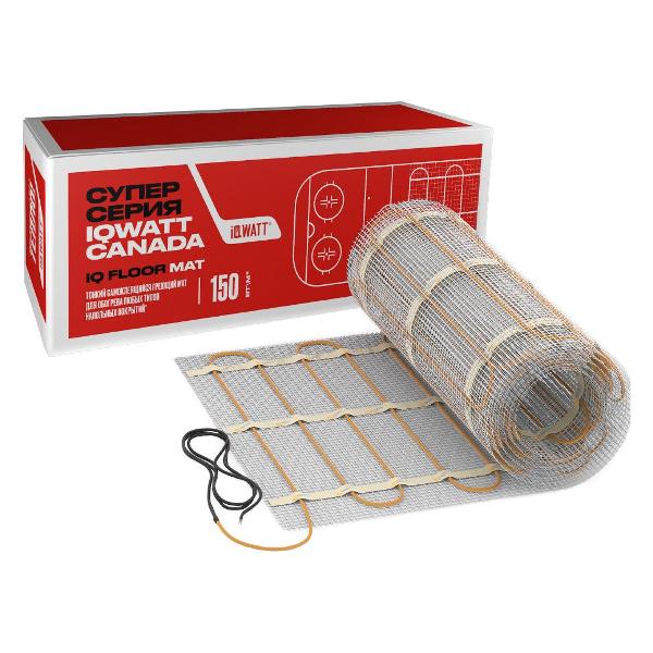 фото Нагревательный мат floor mat, 150 вт/кв.м, 5 кв.м (00110) iqwatt