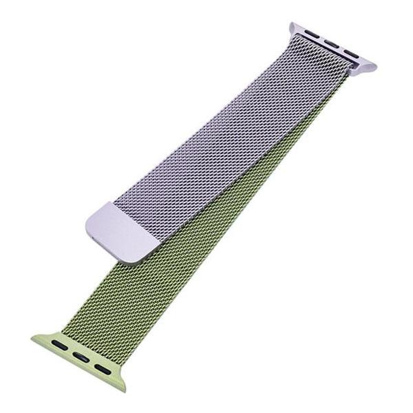 для Apple Watch Series 4 40mm, металлический, зеленый/фиолетовый