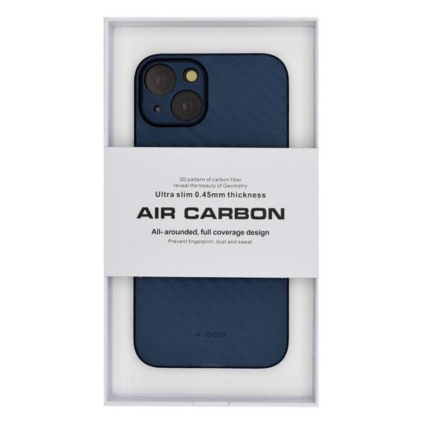 фото Чехол для iphone 14 plus, синий (2037361998637) air carbon