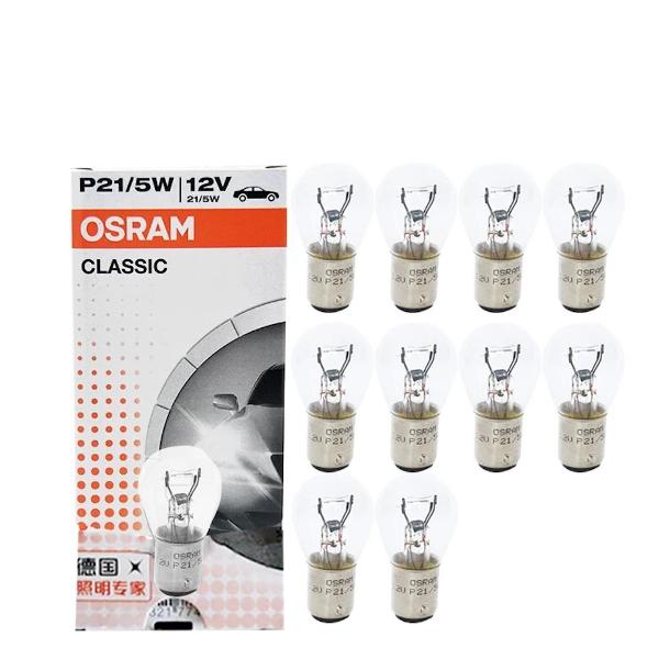 фото Автомобильные лампы p21/5w classic, 10 шт (7528) osram