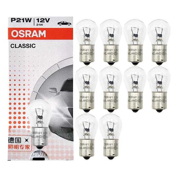 фото Автомобильные лампы p21w classic, 10 шт (7506) osram