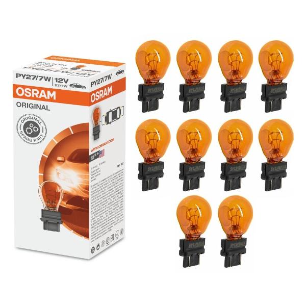 фото Автомобильные лампы sylvania py27/7w miniature lamps, 10 шт (3157ak) osram