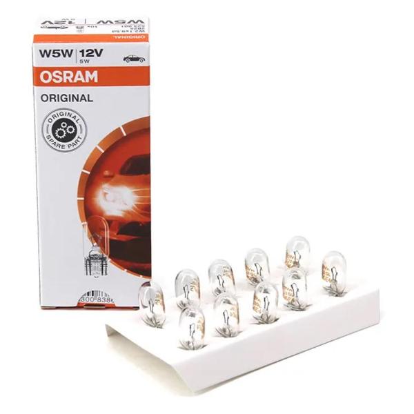 фото Автомобильные лампы w5w original line, 10 шт (2825) osram