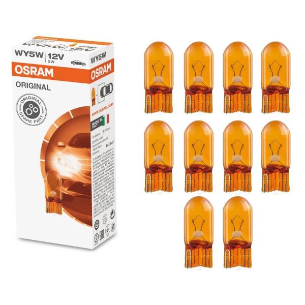 фото Автомобильные лампы wy5w original line, 10 шт (2827na) osram