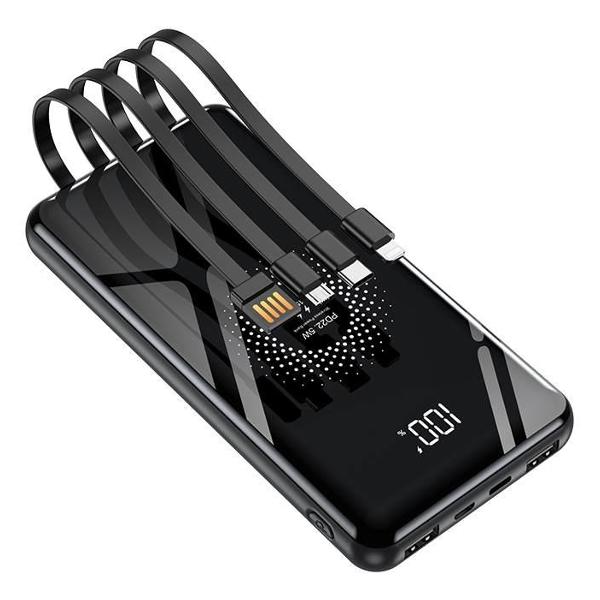 фото Внешний аккумулятор беспроводной, 20000 мач, черный (sn-wp043) smartrules