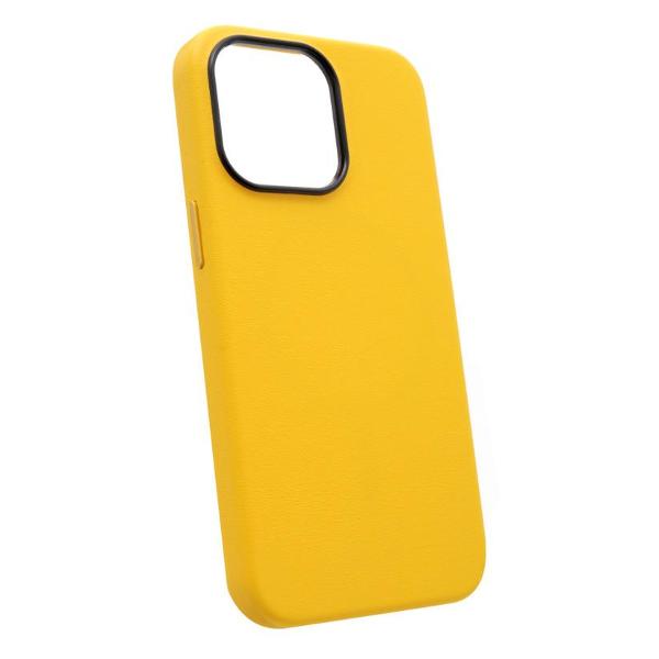 фото Чехол для iphone 12 pro max, жёлтый (2037903310132) leather co