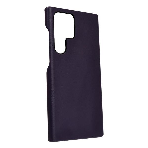 фото Чехол для samsung galaxy s23 ultra, фиолетовый (2037903311160) leather co