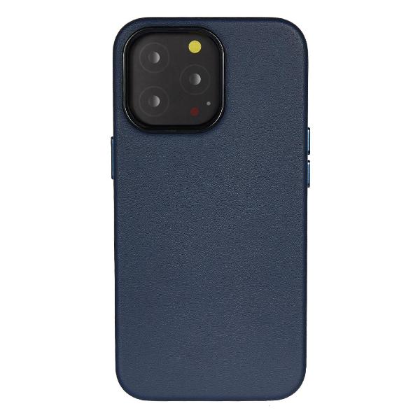 фото Чехол magsafe для iphone 12 pro max, тёмно-синий (2037903309143) leather co