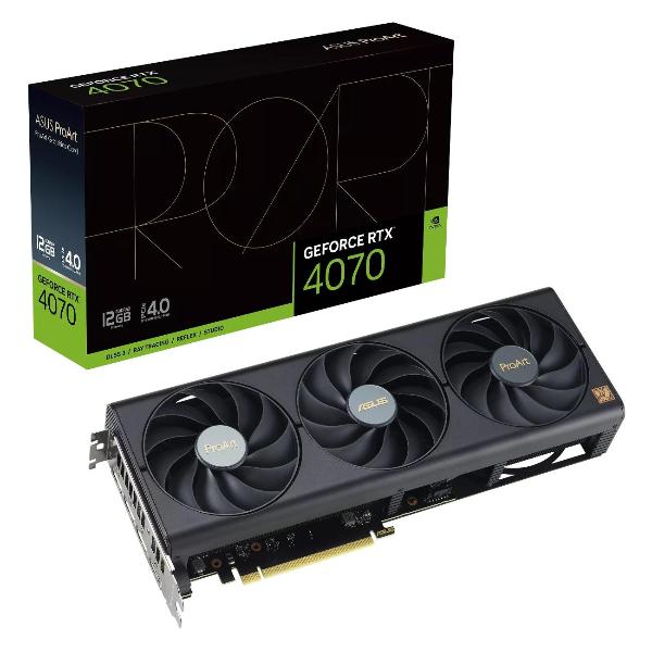ProArt GeForce RTX 4070 12GB GDDR6X (90YV0J12-M0NA00)