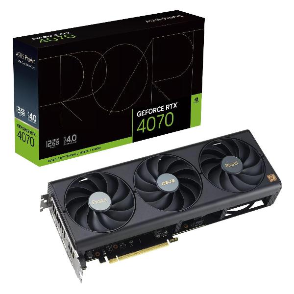 фото Видеокарта proart geforce rtx 4070 12gb gddr6x (90yv0j12-m0na00) asus