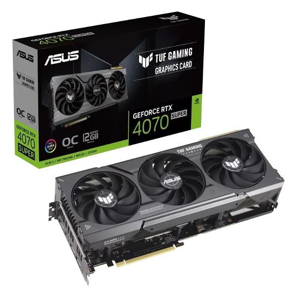 фото Видеокарта tuf gaming geforce rtx 4070 super 12gb gddr6x oc edition (90yv0k80-m0na00) asus