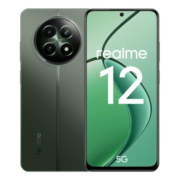 фото Смартфон 12 5g 8/256gb woodland green (rmx3999) realme