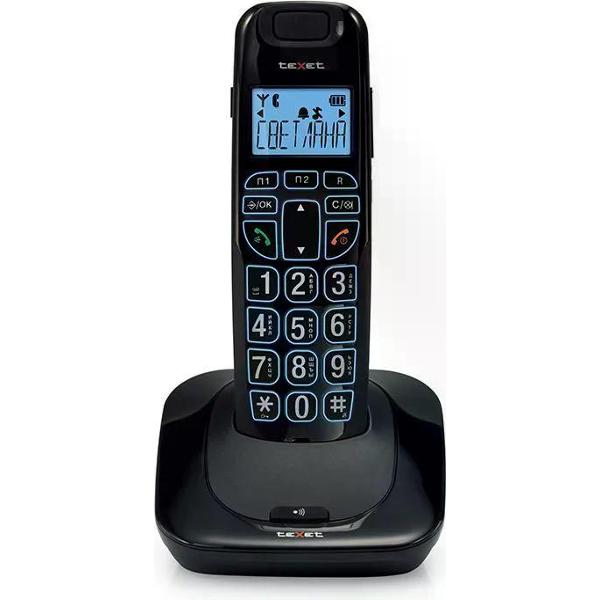 фото Dect-телефон 7505а tx-d black texet