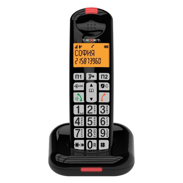 фото Dect-телефон tx-d7855a black texet