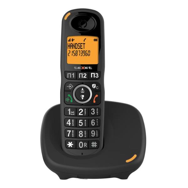 фото Dect-телефон 8905a tx-d black texet